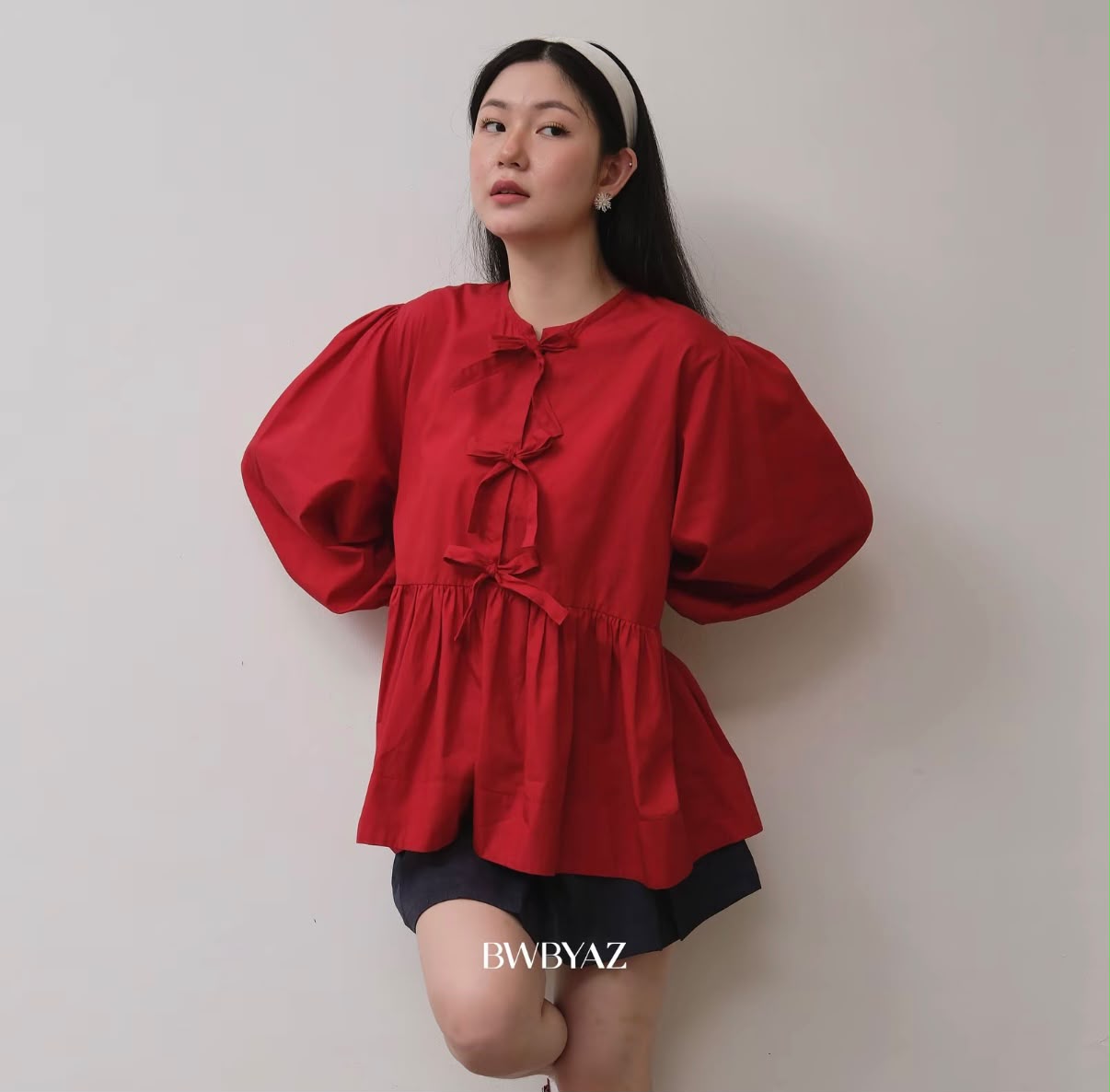 Aurelia Silk Wrap Dress BWBYAZ